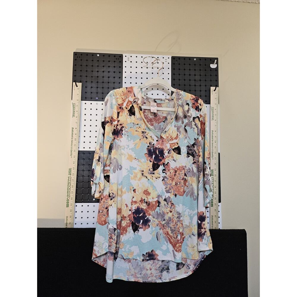 Pink Coconut Floral Print Blouse